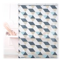 relaxdays Duschrollo Dreiecke 120,0 x 240,0 cm