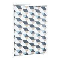 relaxdays Duschrollo Dreiecke 120,0 x 240,0 cm