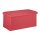 relaxdays Sitztruhe 10031616_708 rot Holz 76,5 cm
