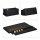 relaxdays Sitztruhe 10031588_46 schwarz Holz 76,0 cm  ( 10031588_46 )