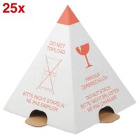 WIHEDÜ Palettenhütchen rot, weiß 23,0 cm,...