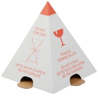 WIHEDÜ Palettenhütchen rot, weiß 23,0 cm,...