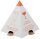 WIHEDÜ Palettenhütchen rot, weiß 23,0 cm, 25 St.