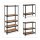 relaxdays Schwerlastregal 10033051_0 schwarz/braun 100,0 x 45,0 x 220,0 cm