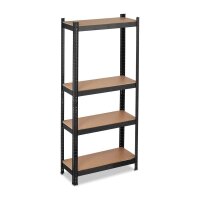 relaxdays Schwerlastregal 10033048_0 schwarz/braun 70,0 x...
