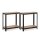 relaxdays Schwerlastregal 10033048_0 schwarz/braun 70,0 x 30,0 x 150,0 cm