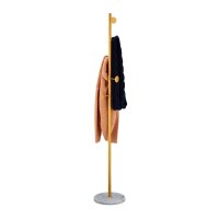 relaxdays Kleiderständer gold Metall 5 Haken 29,0 x...