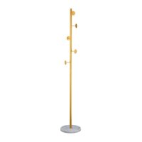 relaxdays Kleiderständer gold Metall 5 Haken 29,0 x...