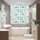 relaxdays Duschrollo Blätter 160,0 x 240,0 cm
