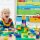 relaxdays Kinderregal weiß/blau 71,0 x 23,0 x 74,0 cm, 1 St.