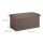 relaxdays Sitztruhe 10031616_709 dunkelgrau Holz 76,5 cm