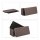 relaxdays Sitztruhe 10031616_709 dunkelgrau Holz 76,5 cm