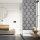 relaxdays Duschrollo schwarz, grau 100,0 x 240,0 cm
