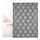 relaxdays Duschrollo schwarz, grau 120,0 x 240,0 cm
