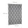 relaxdays Duschrollo schwarz, grau 120,0 x 240,0 cm
