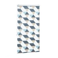 relaxdays Duschrollo Dreiecke 80,0 x 240,0 cm