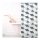 relaxdays Duschrollo Dreiecke 80,0 x 240,0 cm