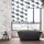 relaxdays Duschrollo Dreiecke 80,0 x 240,0 cm