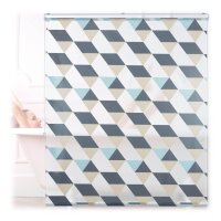 relaxdays Duschrollo Dreiecke 140,0 x 240,0 cm