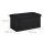 relaxdays Sitztruhe 10031616_46 schwarz Holz 76,5 cm