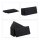 relaxdays Sitztruhe 10031616_46 schwarz Holz 76,5 cm