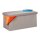 relaxdays Sitztruhe 10031586_111 grau Holz 76,5 cm