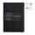 MIQUELRIUS Notizbuch Leather ca. DIN A5 kariert, schwarz Softcover 300 Seiten, 1 St.