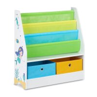 relaxdays Kinderregal mehrfarbig 71,0 x 23,0 x 74,0 cm, 1 St.