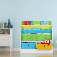 relaxdays Kinderregal mehrfarbig 71,0 x 23,0 x 74,0 cm, 1 St.