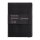 MIQUELRIUS Notizbuch Leather ca. DIN A5 blanko, schwarz Softcover 100 Seiten, 1 St.