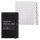 MIQUELRIUS Notizbuch Leather ca. DIN A6 kariert, schwarz Softcover 300 Seiten, 1 St.