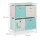relaxdays Kinderregal Lama mehrfarbig 53,0 x 30,0 x 62,0 cm, 1 St.