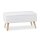 relaxdays Sitztruhe 10025734_49 weiß Holz 80,0 cm