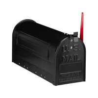 relaxdays Zeitungsrolle US Mail 10028065_46 schwarz mit...