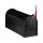 relaxdays Zeitungsrolle US Mail 10028065_46 schwarz mit Zeitungsfach