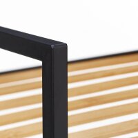 relaxdays Beistellregal braun, schwarz 39,0 x 32,5 x 71,0 cm, 1 St.