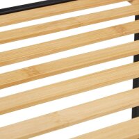 relaxdays Beistellregal braun, schwarz 39,0 x 32,5 x 71,0 cm, 1 St.