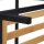 relaxdays Beistellregal braun, schwarz 39,0 x 32,5 x 71,0 cm, 1 St.