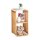relaxdays Beistellregal braun 33,0 x 33,0 x 64,7 cm, 1 St.