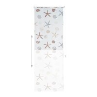 relaxdays Duschrollo OCEAN Muscheln, Seesterne 80,0 x...