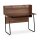 relaxdays Schreibtisch braun rechteckig, Kufen-Gestell schwarz 120,0 x 60,0 cm  ( 10026054_955 )