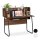 relaxdays Schreibtisch braun rechteckig, Kufen-Gestell schwarz 120,0 x 60,0 cm  ( 10026054_955 )