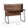 relaxdays Schreibtisch braun rechteckig, Kufen-Gestell schwarz 120,0 x 60,0 cm  ( 10026054_955 )