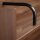 relaxdays Schreibtisch braun rechteckig, Kufen-Gestell schwarz 120,0 x 60,0 cm  ( 10026054_955 )