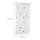 relaxdays Duschrollo OCEAN Muscheln, Seesterne 100,0 x 240,0 cm