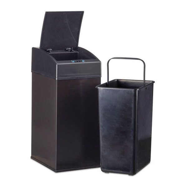 relaxdays Sensor Mülleimer 7,0 l schwarz  ( 10022951_46 )