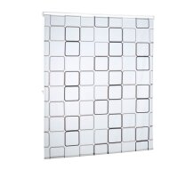 relaxdays Duschrollo SQUARE Quadrate 160,0 x 240,0 cm  (...