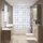 relaxdays Duschrollo SQUARE Quadrate 160,0 x 240,0 cm  ( 10026666_1049 )