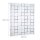 relaxdays Duschrollo SQUARE Quadrate 160,0 x 240,0 cm  ( 10026666_1049 )