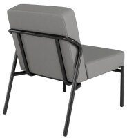medso powered by PAPERFLOW Sessel MEDSO S grau schwarz Kunstleder 58,0 x 74,3 x 38,0 cm, 1 St.